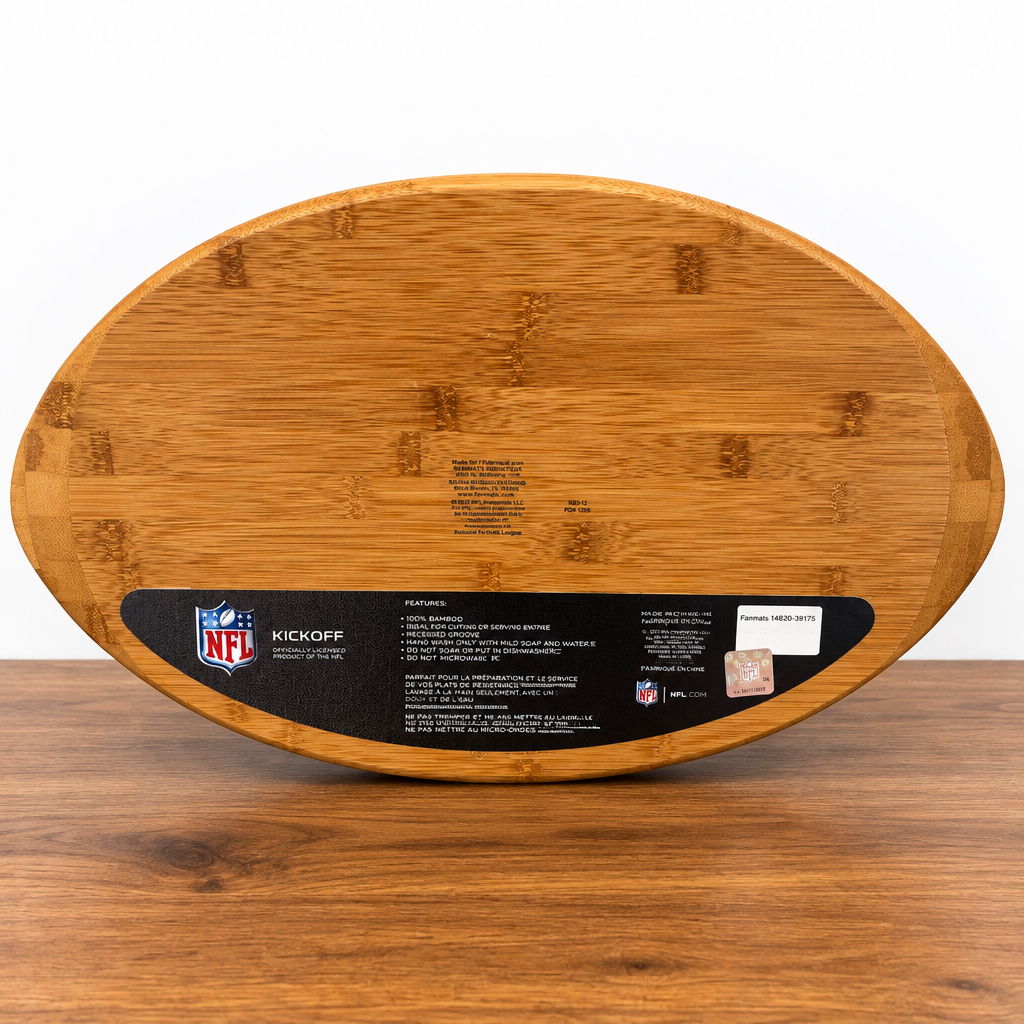 NFL Kickoff Bamboo Cutting Board