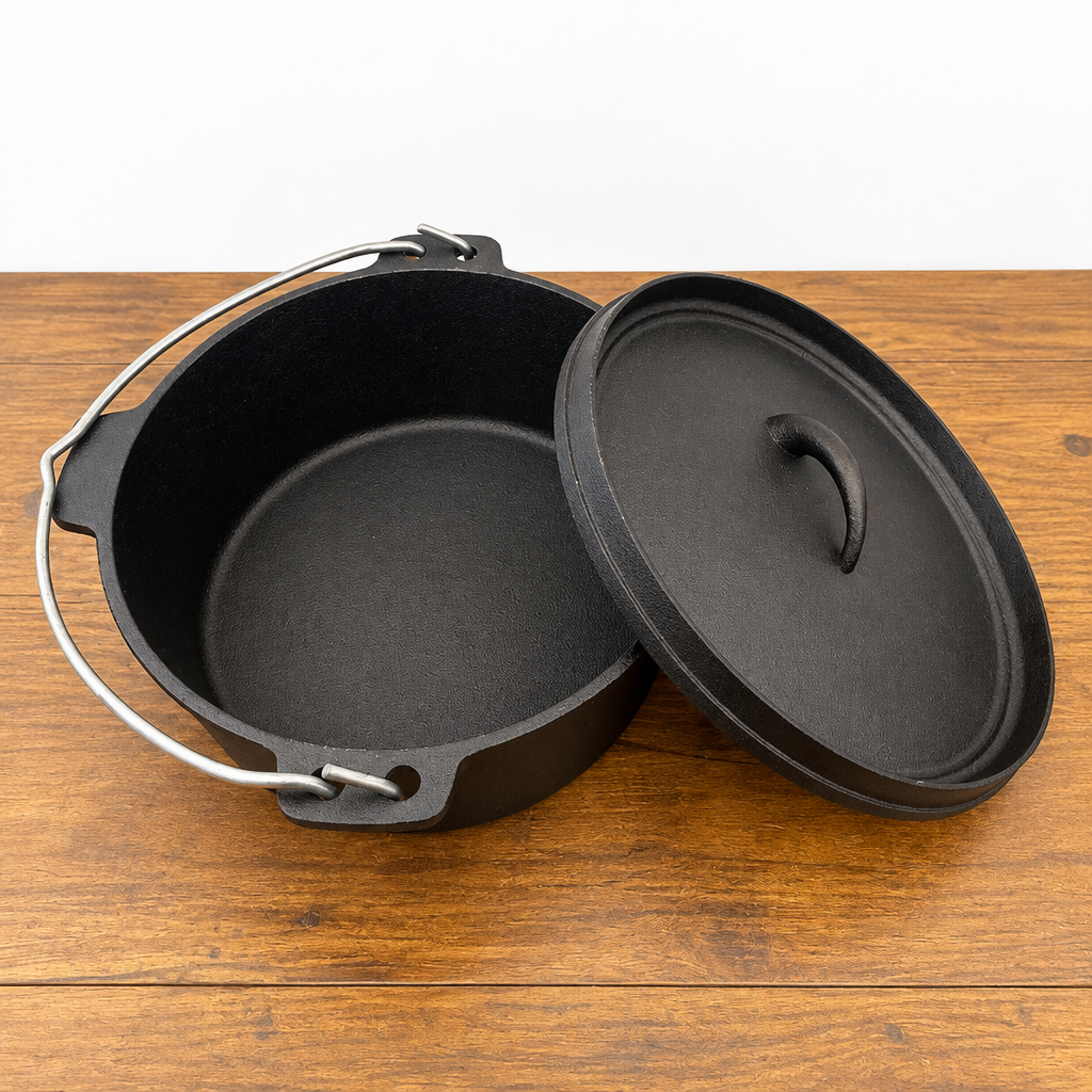 Pre-Seasoned 5-Piece Cast Iron Kitchen Cookware Set